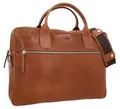 Gusti Umhängetasche Leder - Elijah Aktentasche Unitasche Arbeitstasche Messenger Bag Lehrertasche Businesstasche groß Laptoptasche Vintage Braun Leder
