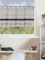 HOMING Scheibengardine Yara (1 St), Schlaufen, halbtransparent, Schlaufenpanneaux