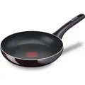 Tefal Resist Intense Pfanne 32 cm D52208, Rund, Allzweckpfanne, Schwarz, Rot, Titan, 175 °C, Aluminium - Schwarz/Rot