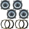 PG Audio Evo III Lautsprecher passend für Toyota Avensis Türen vorn hinten
