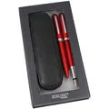 Online Geschenkset Eleganza 34644 satin red, Lederetui (Red, 2 x) (34644)