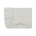 Essix Royal Line Spannbettlaken, Perkal-Baumwolle, Meringue, 140 x 200 cm