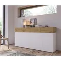 Sideboard INOSIGN "Rimini", braun (alpinweiß, artisan eiche), B:179,8cm H:85,7cm T:40cm, Spanplatte, Sideboards, Breite 180 cm