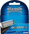 Wilkinson, Quattro, Rasiererkartuschen, 4 Stück