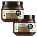 P-Beauty Naturkosmetik Body Butter mit BIO Kokosöl - Körperbutter für sehr trockene Haut mit Mandelöl & Panthenol - vegane Pflegecreme ohne Parabene & Silikone - Körpercreme - Körperpflege (2x250ml)