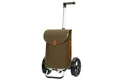 Andersen Einkaufstrolley Tura Shopper Saira khaki, klappbare Ladefläche, belastbar bis 50kg, wasserabweisend