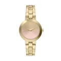 Armani Exchange Watch For Women, Quarz Zweizeiger Uhrwerk und 36mm Gehäusegröße mit Edelstahl- oder Lederarmband