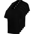 Würth MODYF T-Shirt 5er Pack für Handwerker (Set, 5-tlg) Bequemes T-Shirt für Arbeit & Freizeit aus Baumwolle schwarz|weiß XS