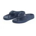 Zehentrenner TOMMY HILFIGER "TH COMFORT BEACH SANDAL", Damen, Gr. 41/42, blau (dunkelblau), Synthetik, modisch, Schuhe, Dianette, Sommerschuh, Bequemschuh mit kleiner Logostickerei