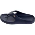 TOMMY HILFIGER Damen Th Comfort Beach Sandal Fw0fw08522 Flip Flops, Blue Space Blue, 41/42 EU