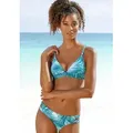 LASCANA ACTIVE Triangel-Bikini-Top Coal, in Bralette-Form blau 32