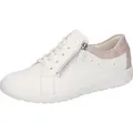 Waldläufer Schnürschuh Sneaker, Freizeitschuh, Halbschuh in Komfortweite H (sehr weit) weiß 44 EU (9,5 UK)