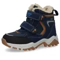 Dockers by Gerli Winterboots Klettstiefel, Winterstiefel mit DOCK-Tex blau 33 EU