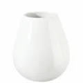 ASA Vase Ease Tropfenform H18cm Keramikvase Blumenvase Dekovase bauchig weiss