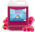Belissia Slush Eis Sirup 5L Konzentrat | Himbeer Geschmack | sehr ergiebig in knalligen Farben (1:5) | Glycerin frei
