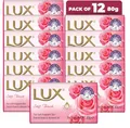 12 x Lux Soft Touch für sanft duftende Seifen mit französischem Rosen- und Mandelöl 80 g