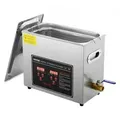 VEVOR Ultraschallreiniger Ultraschall Edelstahl-Reinigungsgerät 300 W, 6 L Ultraschallreinigungsgerät mit Digitaler Anzeige 0-30 Min, Reinigung Ultr