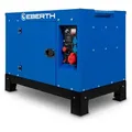 EBERTH 10000 Watt Notstromaggregat Diesel, Stromerzeuger mit 18,4 PS, 4-Takt Dieselmotor, 3-Phasen Stromgenerator mit 1x 400V, 2X 230V, 1x 12V