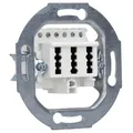 Busch-Jaeger 0243/04 TAE-Anschlussdose Einsazt 2x 6/6 3-fach Alpinweiß 2CKA000230A0392