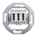 Busch-Jaeger 0243/04 TAE Anschlussdose, 3x6 NFN, alpinweiß (2CKA000230A0392)
