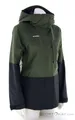 Mammut Fall Line HS Thermo Hooded Damen Skijacke-Oliv-Dunkelgrün-S