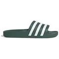 adidas Performance ADILETTE AQUA CGREEN/FTWWHT/CGREEN Badesandale 43 1/3 EU