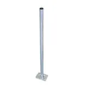 Premium X Standfuß 100cm Ø 38mm Stahl SAT Antennen-Mast Rohr-Ständer Mastfuß Flachdach Halterung für Satellitenschüssel