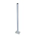 Mastfuß 100cm Stahl 38mm SAT Flachdach Ständer Antennen Mast Halterung Standfuß