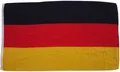 Flagge Deutschland 90 x 150cm mit 2 Metall Ösen zum Hissen Hissflagge Fahne