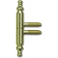 Stil Einbohrband (Türscharnier) Band ø 9 mm Türbeschlag Zink vermessingt