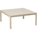 Muuto Workshop Couchtisch, 86 x 86 cm, eiche natur / linoleum grau