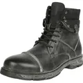 Black Premium by EMP Herren schwarze Boots im Used-Look EU45 - Schwarz - 45