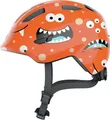 Abus Kinderfahrradhelm "SMILEY 3.0" Gr. M, orange (orange monster), M Kopfumfang: 50cm - 55cm