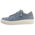 Gabor sportlicher Schnürer Schnürschuh blau 38 EU (5 UK)