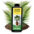 Natürlicher Hanfpalmendünger 1L Hanfpalme Dünger Palmendünger 1 Liter Flüssigdünger für drinen und draußen Außen Pflanzendünger Pflanzenstärkungsmittel Blatt- & Wurzeldünger organisch 1000ml