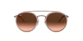 Ray-Ban Unisex Round Double Bridge Brillengestelle, Pink (Pink/Pink Gradient Brown), 51 EU