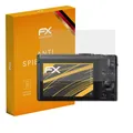 atFoliX 3x Schutzfolie für Panasonic Lumix DMC-LX10 / LX15 matt&stoßfest
