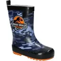 Kinder Gummistiefel, Jurassic World, JW1250, Wasserdichte Schuhe, Lizenzierte Schuhe, Schwarz 27 - 27