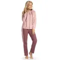 Consult-Tex Hausanzug Damen Hausanzug Homewear Suit DW100 (Spar-Set) Mit Reißverschluß rosa|rot 44/46