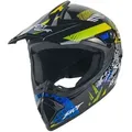 FunSport-Factory Motocrosshelm Shot Kinder Crosshelm Motocross Helm Kinder Motorradhelm Offroad XL