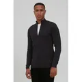Indicode Strickjacke IDBadi Feinstrick Jacke schwarz XL (54/56)