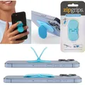 zipgrips Blue Geometrical - 2 in 1 Handy-Griff & Aufsteller - Sicherer Griff - H