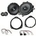 Lautsprecher Set Corsa B C Tigra Vivaro A Pioneer TS-A1600C 2 Wege System vorne - Schwarz