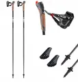 Nordic Walking Stöcke Response Trigger schwarz-anthrazit-rot 115cm
