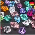 Soleebee 180 Stück Glitzernde Bunte Deko Eis Diamanten Acrylsteine Eiskristall