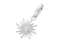 GIORGIO MARTELLO MILANO Charm-Einhänger Sonne mit Zirkonia, Silber 925