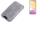 K-S-Trade Handyhülle für Cubot Note 21, Filz Handyhülle Schutzhülle Filztasche Filz Tasche Case Sleeve