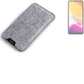 Filz Hülle für Cubot Note 21 grau Sleeve Case Tasche Schutz Hülle