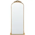 Beliani Wandspiegel, Gold, Metall, Rechteckig, 51x114x3 cm, Spiegel, Wandspiegel