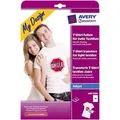 Avery-Zweckform My Design T-Shirt MD1006 Tintenstrahl Textilfolie DIN A4 für helle Textilien, Optimiert für Tintenstrahl 24 Blatt